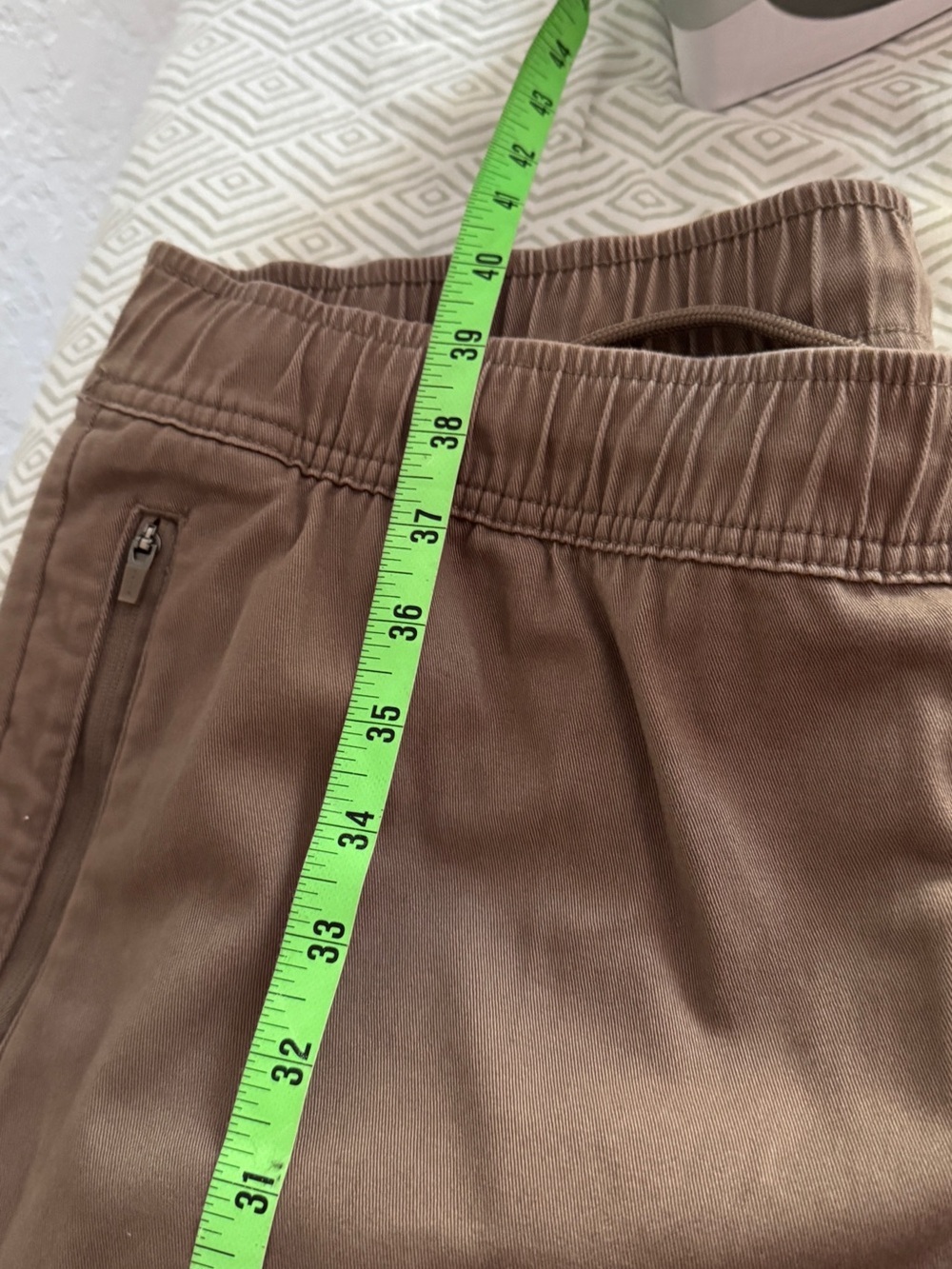 Eddie Bauer Casual Elastic-Waist Pants in Taupe - Picture 6 of 9